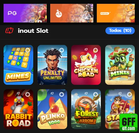 6ff - inovadores jogos de mesa - Melhores Slots Online
